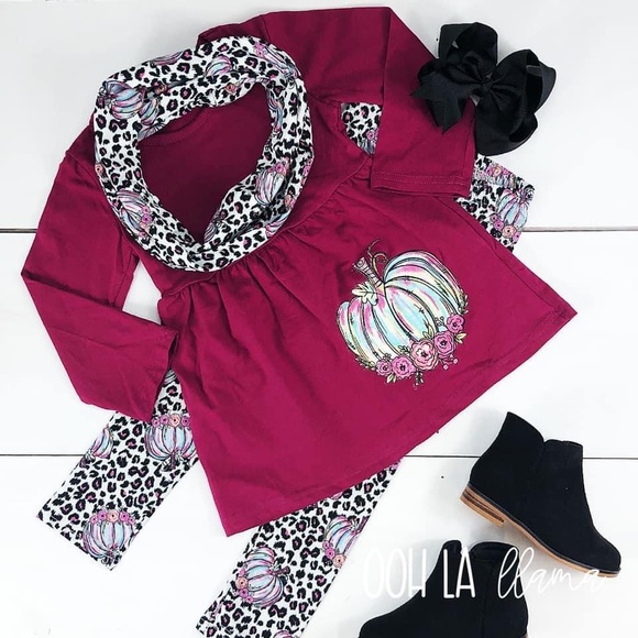 Perfectly pumpkin pant set ooh la llama - Picture 1 of 1